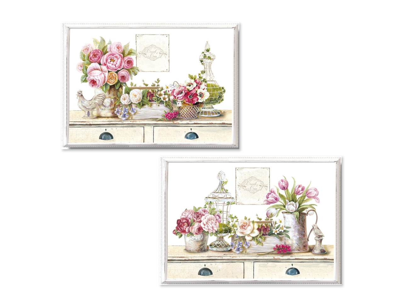 QUADRO COCCOLE C/FIORI 2 ASS 51X35X3 QA10672 QUADRO COCCOLE C/FIORI 2 ASS 51X35X3 QA10672
