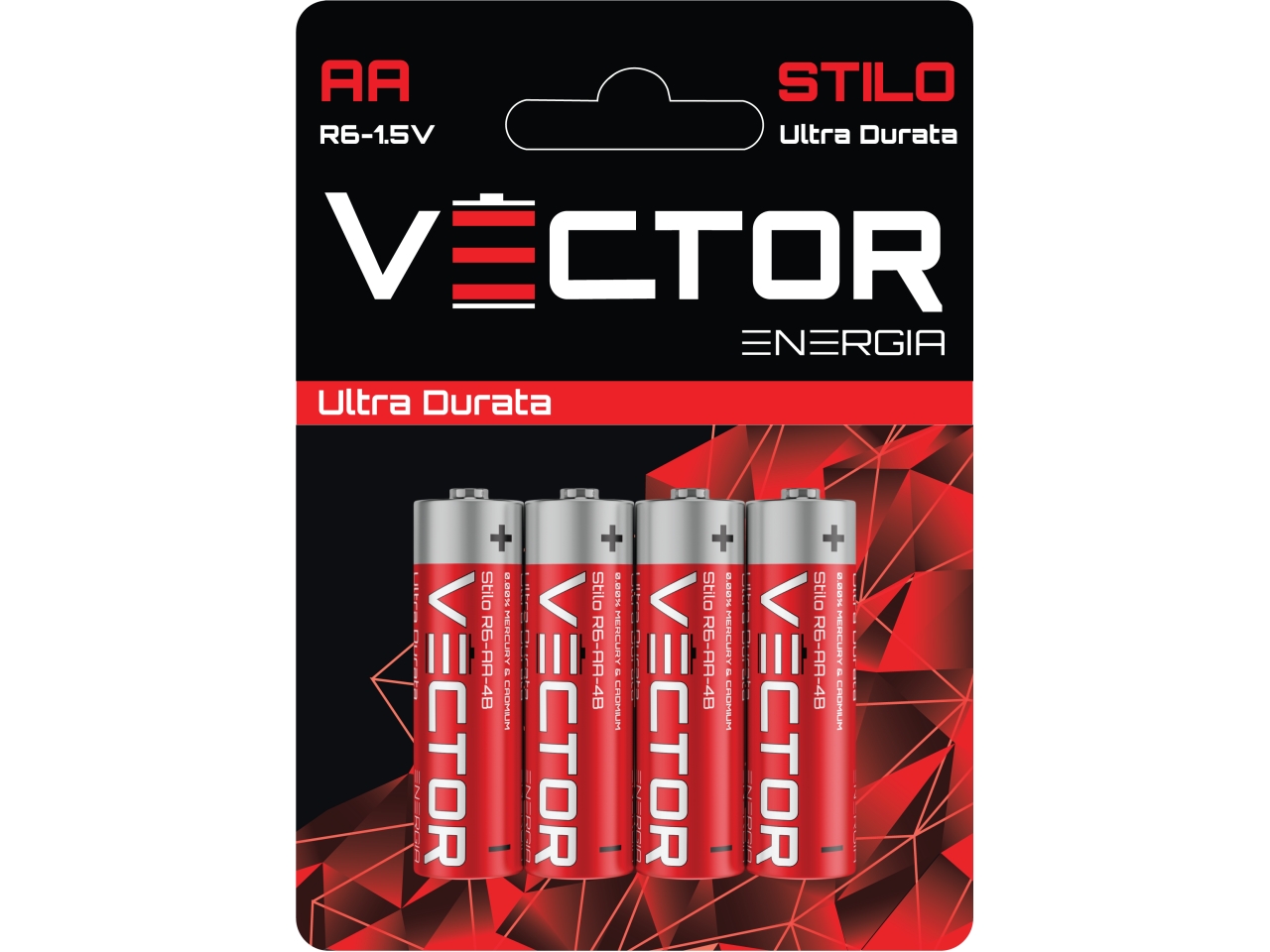 PILE ULTRA DURATA STILO 4 PZ R6-AA-4B