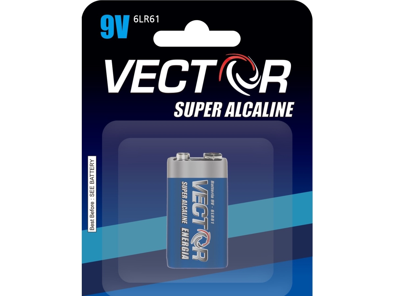 PILA ALCALINA 9VOLT BLISTER 6LR61-9V-1B