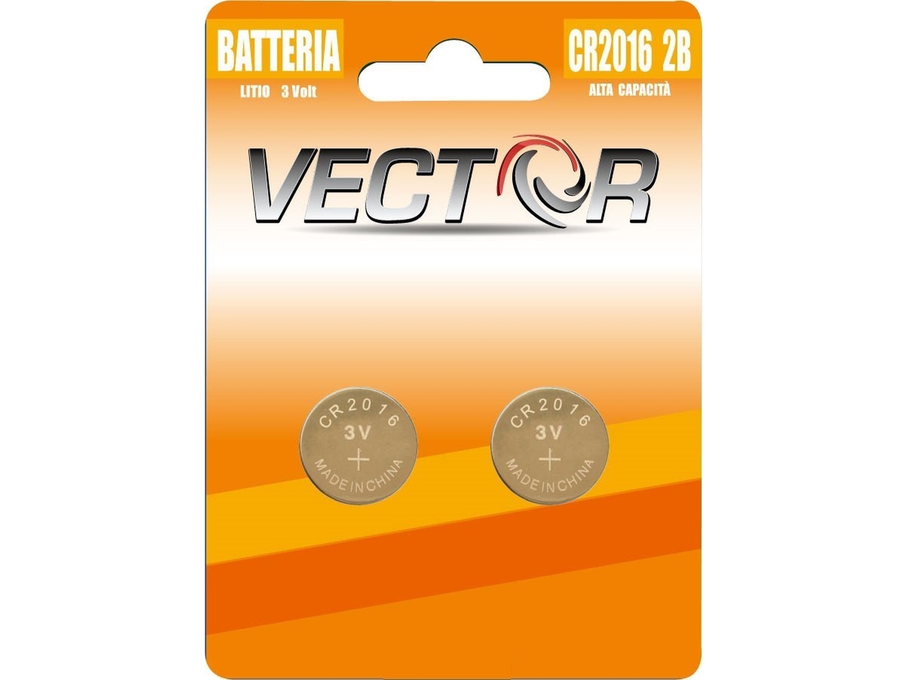 BATTERIA LITIO 2 PZ 2016 CR2016 2B