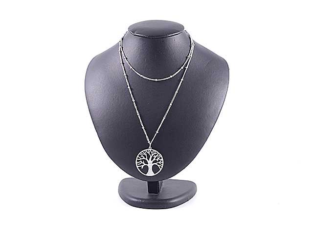 COLLANA ACCIAIO C/ALBERO DELLA VITA