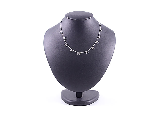 COLLANA ACCIAIO C/MICROLUNE