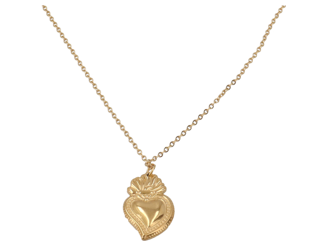 COLLANA CUORE SACRO ORO