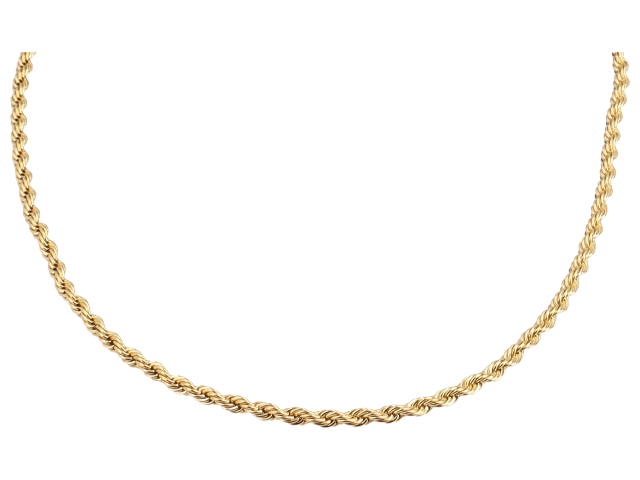 COLLANA INTRECCIATA ACC.II MISURA ORO