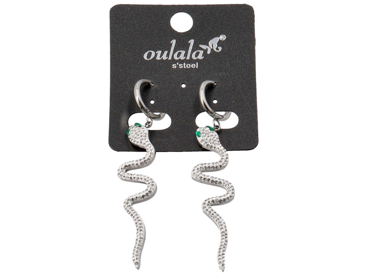 CERCHIETTO CON SERPENTE LUNGO STRASS