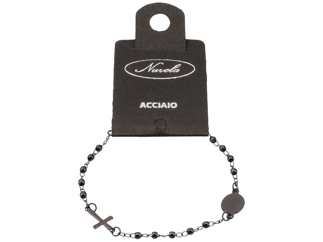 BRACCIALE ROSARIO CHIUSO TOTAL BLACK BRACCIALE ROSARIO CHIUSO TOTAL BLACK