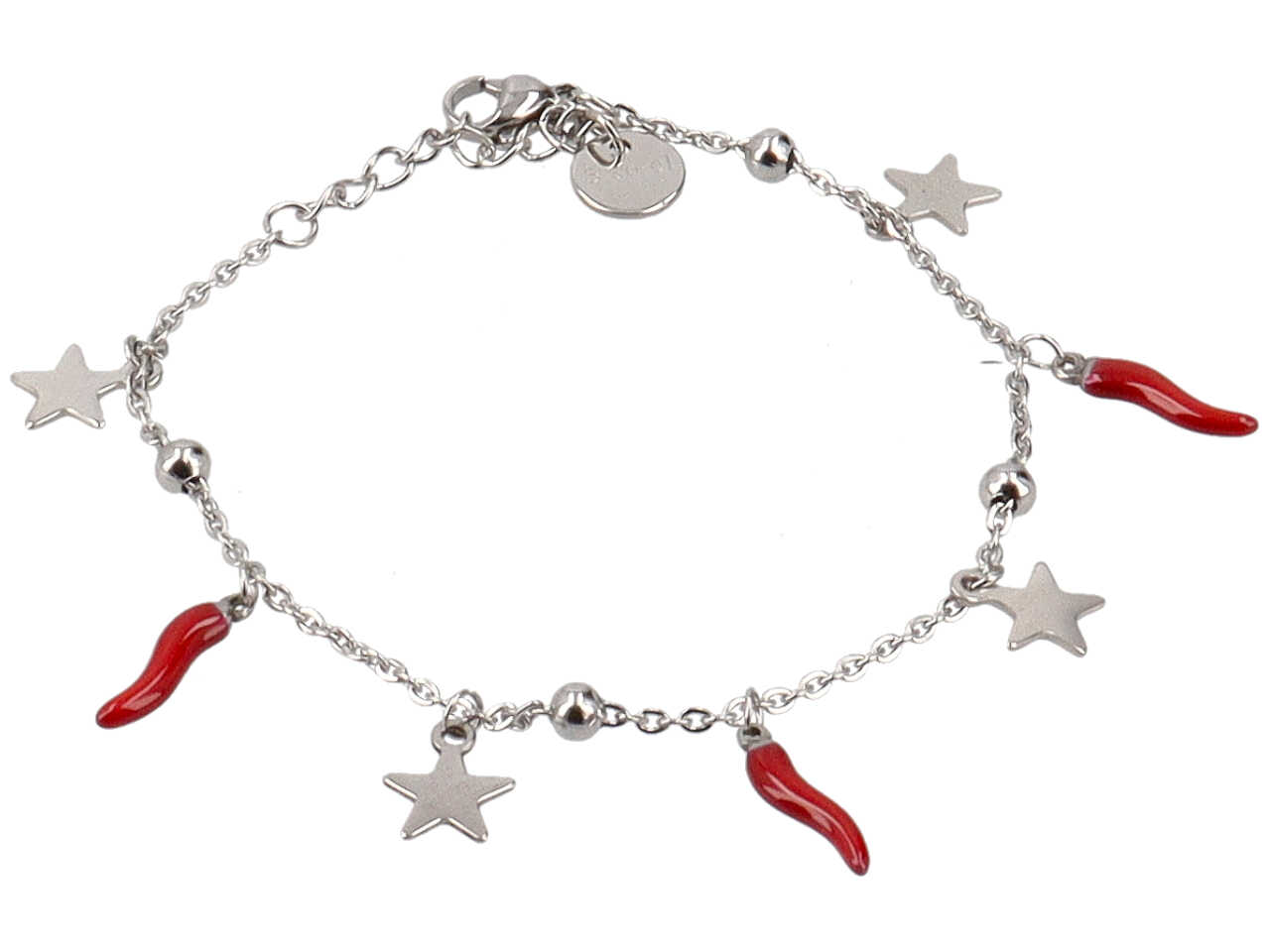 BRACCIALE CHARME C/CORNO E STELLE