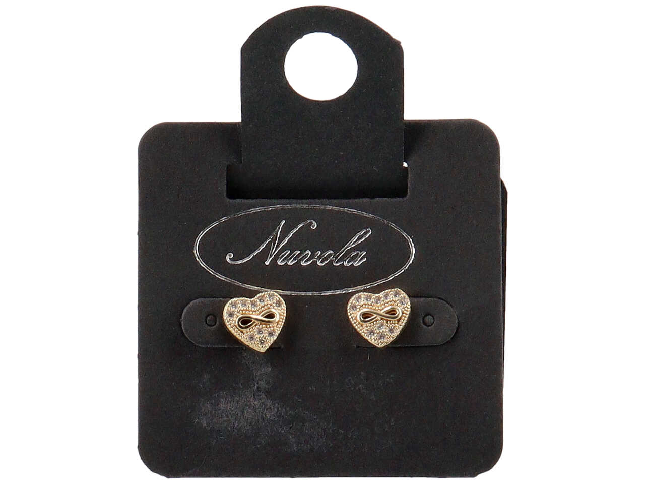 ORECCHINO CUORICINO CON SIMBOLO INFINI ORECCHINO CUORICINO CON SIMBOLO INFINI