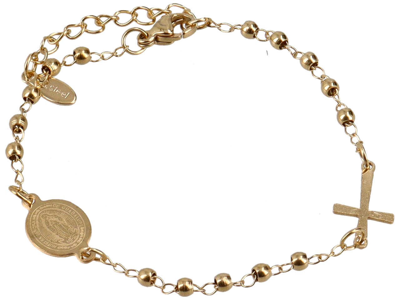 BRACCIALE ORO ROSARIO CON SFERE ORO BRACCIALE ORO ROSARIO CON SFERE ORO