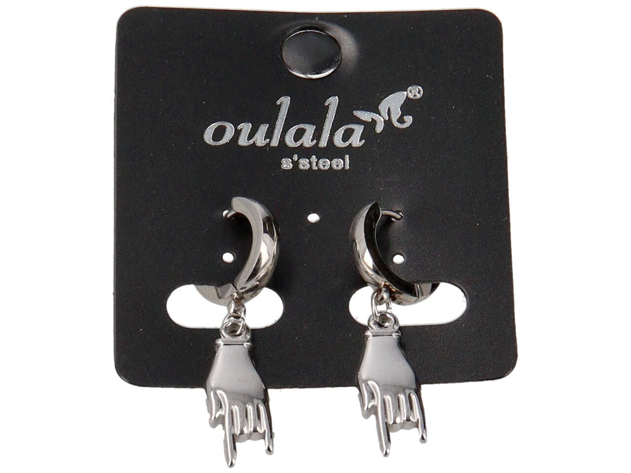 ORECCHINI A CERCHIETTO IN ACCIAIO CON