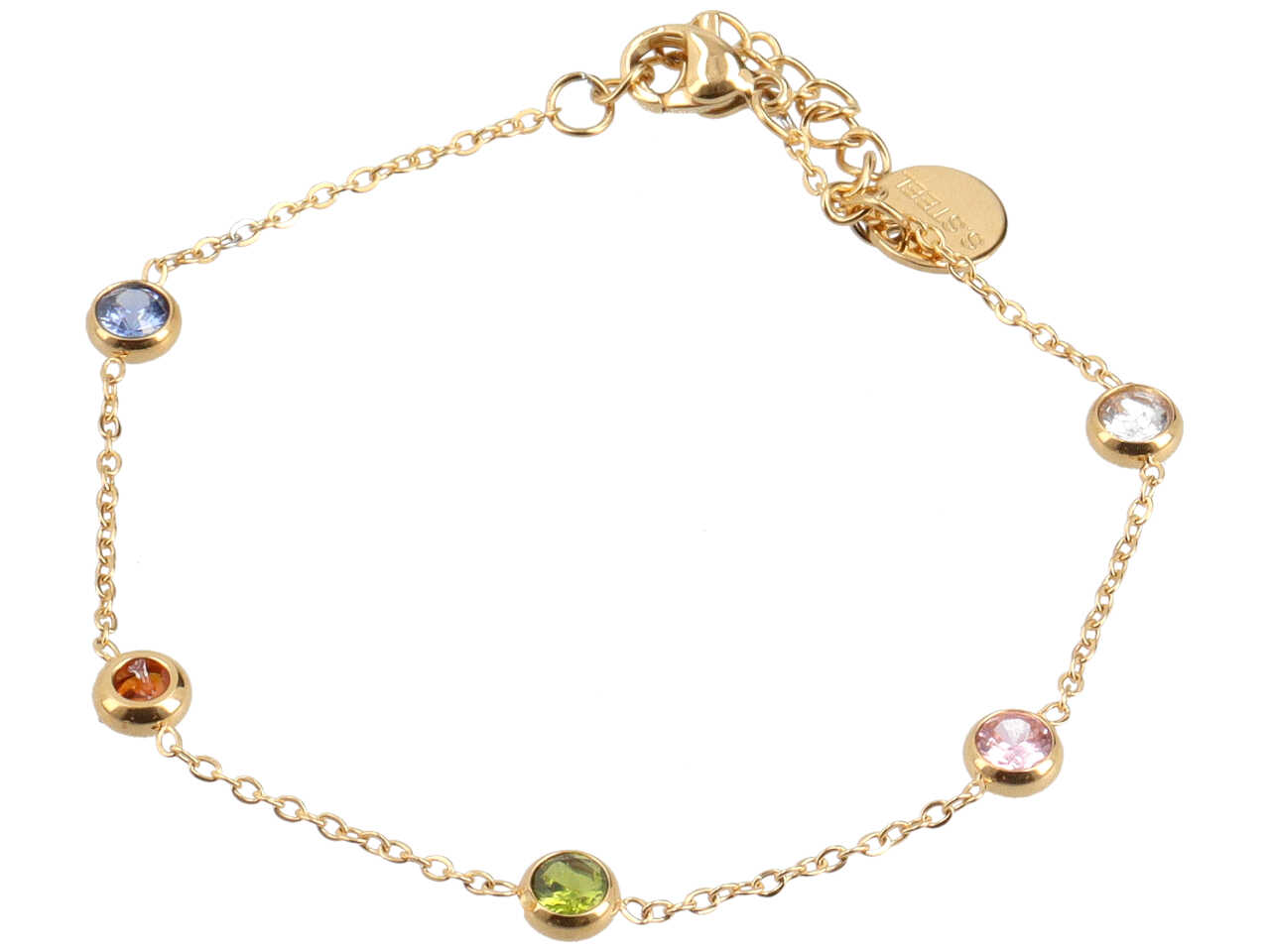 BRACCIALE 5 P.LUCE ORO BRACCIALE 5 P.LUCE ORO