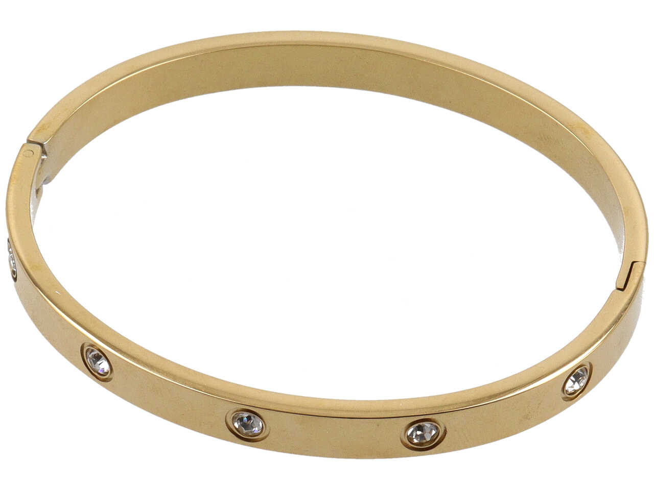 BRACCIALE MANETTA CON PUNTI LUCE ORO BRACCIALE MANETTA CON PUNTI LUCE ORO