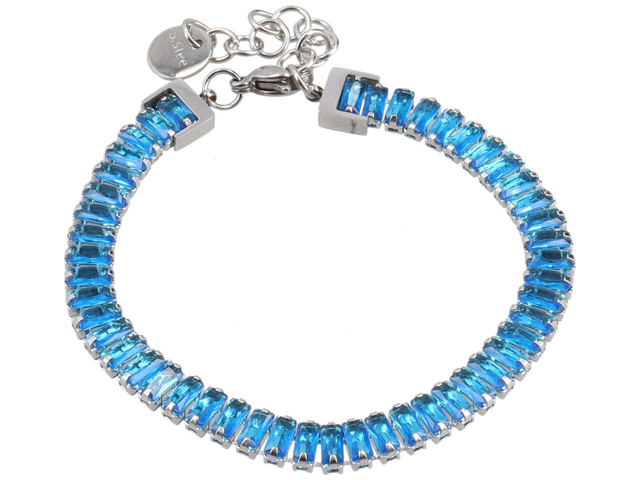 BRACCIALE TENNIS BAGUETTE BLUETTE BRACCIALE TENNIS BAGUETTE BLUETTE
