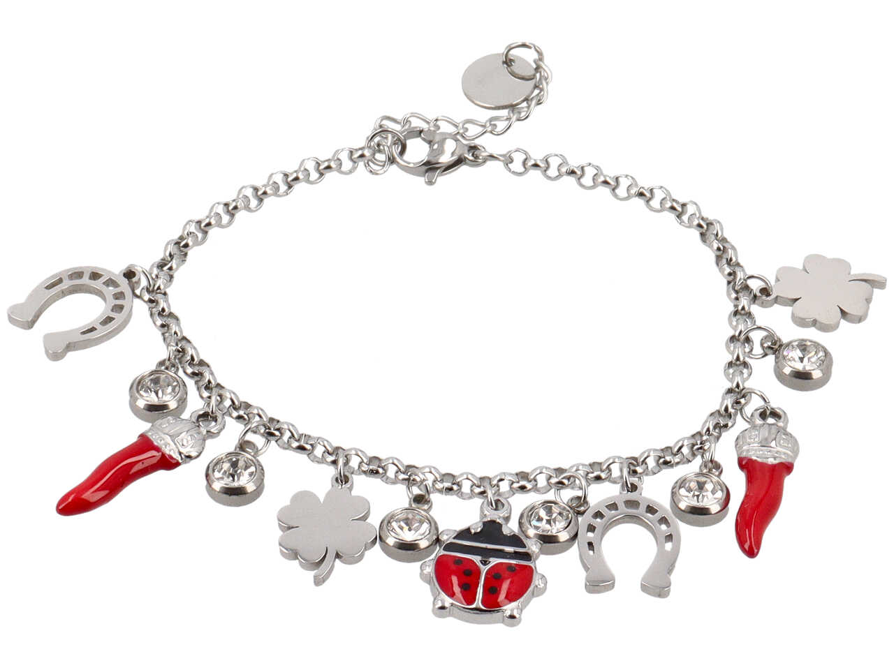 BRACCIALE LUKY CHARMS COCCINELLA BRACCIALE LUKY CHARMS COCCINELLA