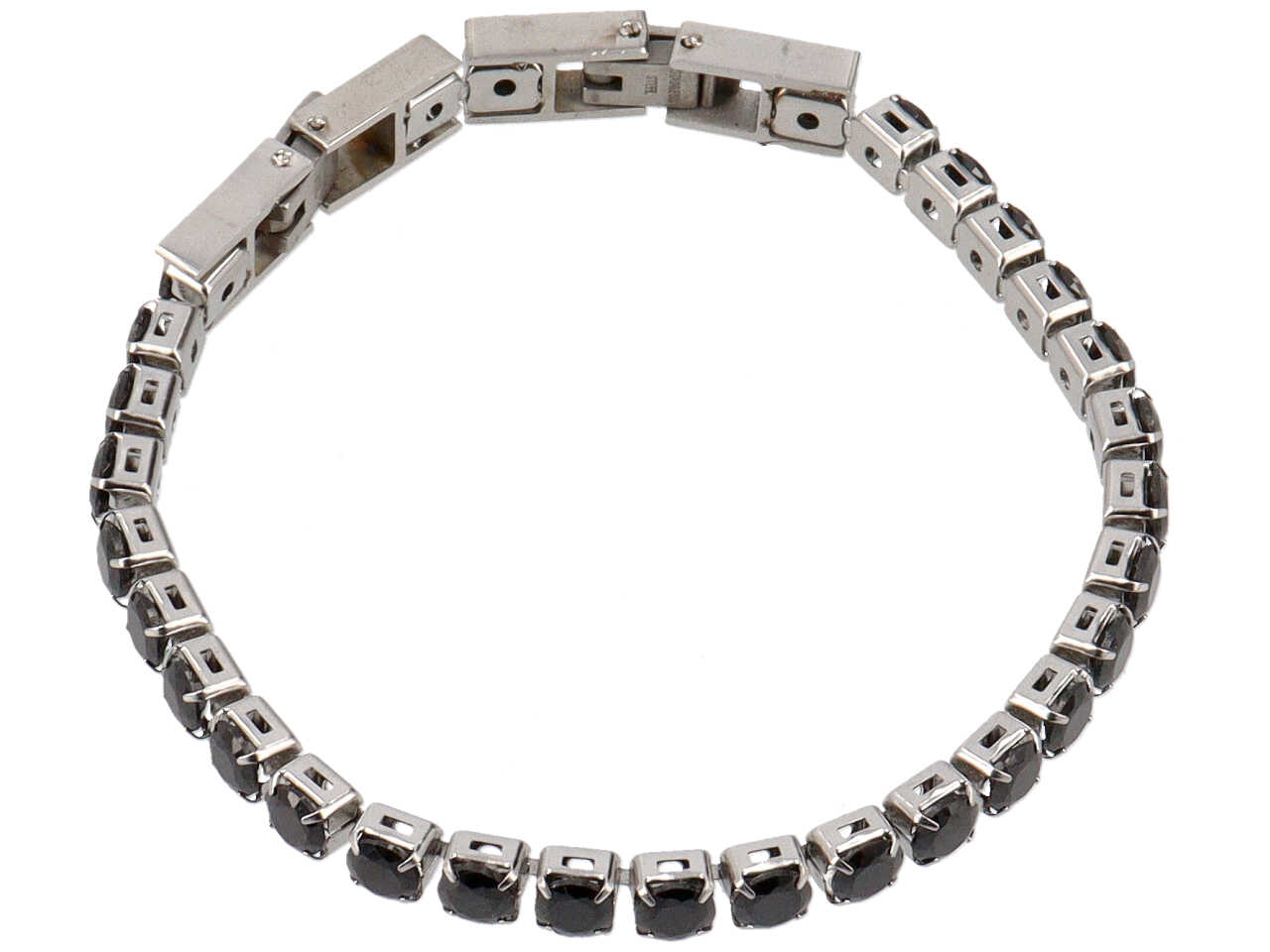 BRACCIALE TENNIS 5MM NERO BRACCIALE TENNIS 5MM NERO