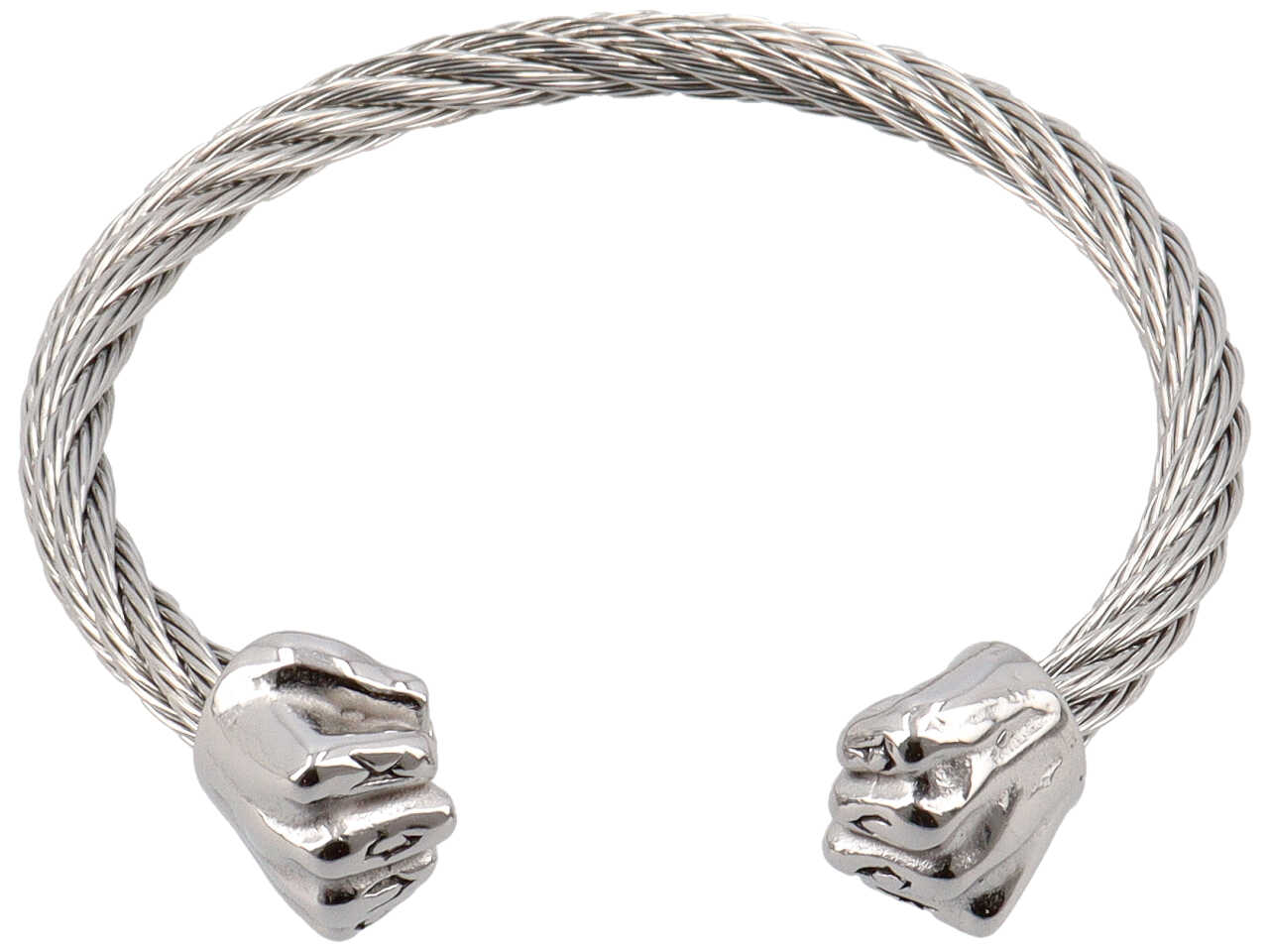 BRACCIALE SEMIRIGIDO TRECCIA E 2 PUGNI BRACCIALE SEMIRIGIDO TRECCIA E 2 PUGNI
