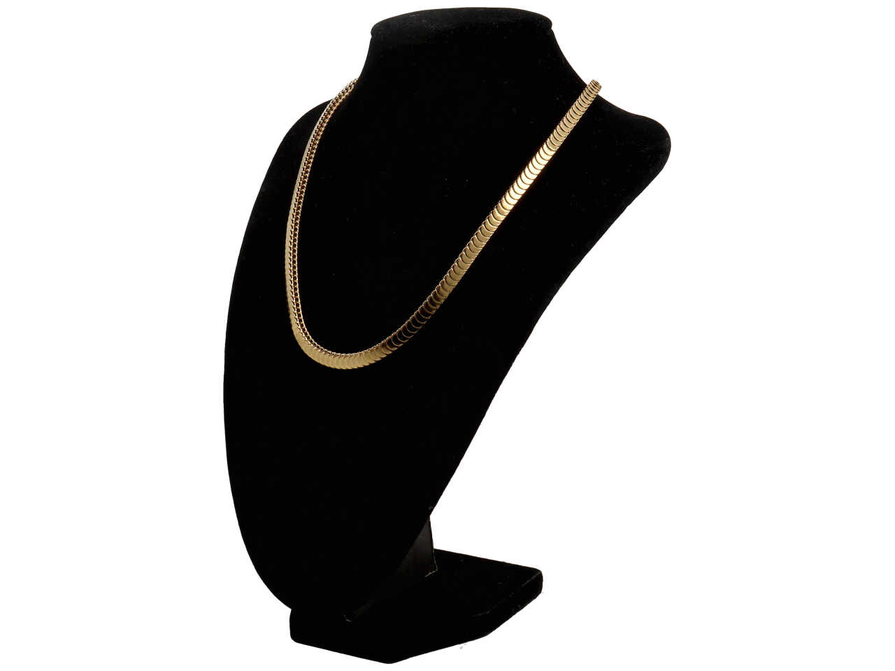 COLLANA SNAKE SQUARE GRANDE COLORE ORO