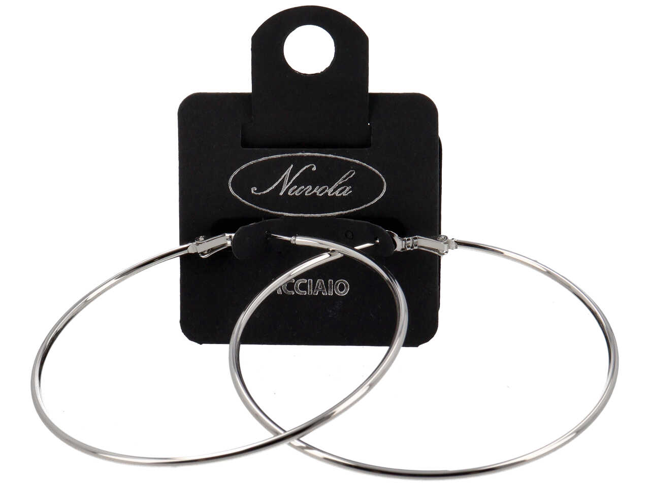 ORECCHINO CERCHIO ACCIAIO 70MM ORECCHINO CERCHIO ACCIAIO 70MM