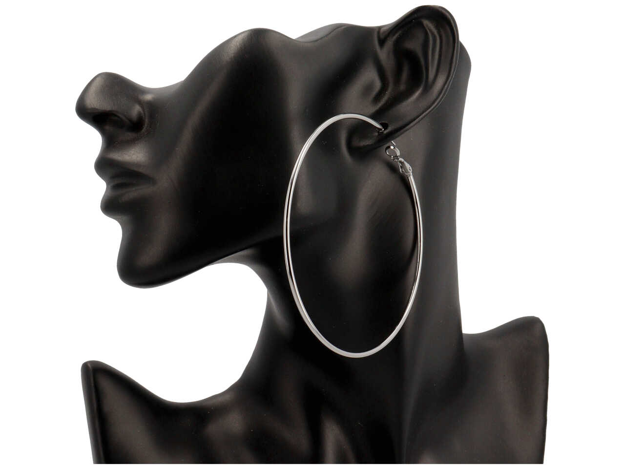 ORECCHINO CERCHIO ACCIAIO 80MM ORECCHINO CERCHIO ACCIAIO 80MM