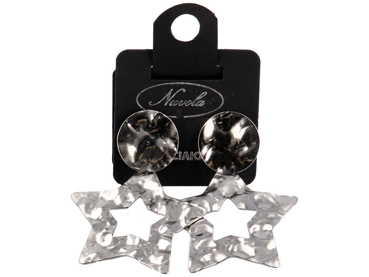 ORECCHINO MARTELLATO STELLA FORATA ORECCHINO MARTELLATO STELLA FORATA