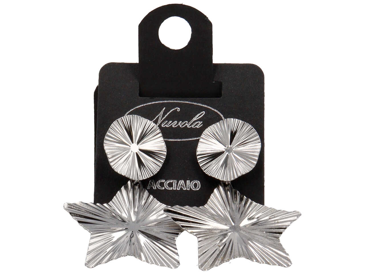 ORECCHINO PRISMATIC TONDO E STELLA