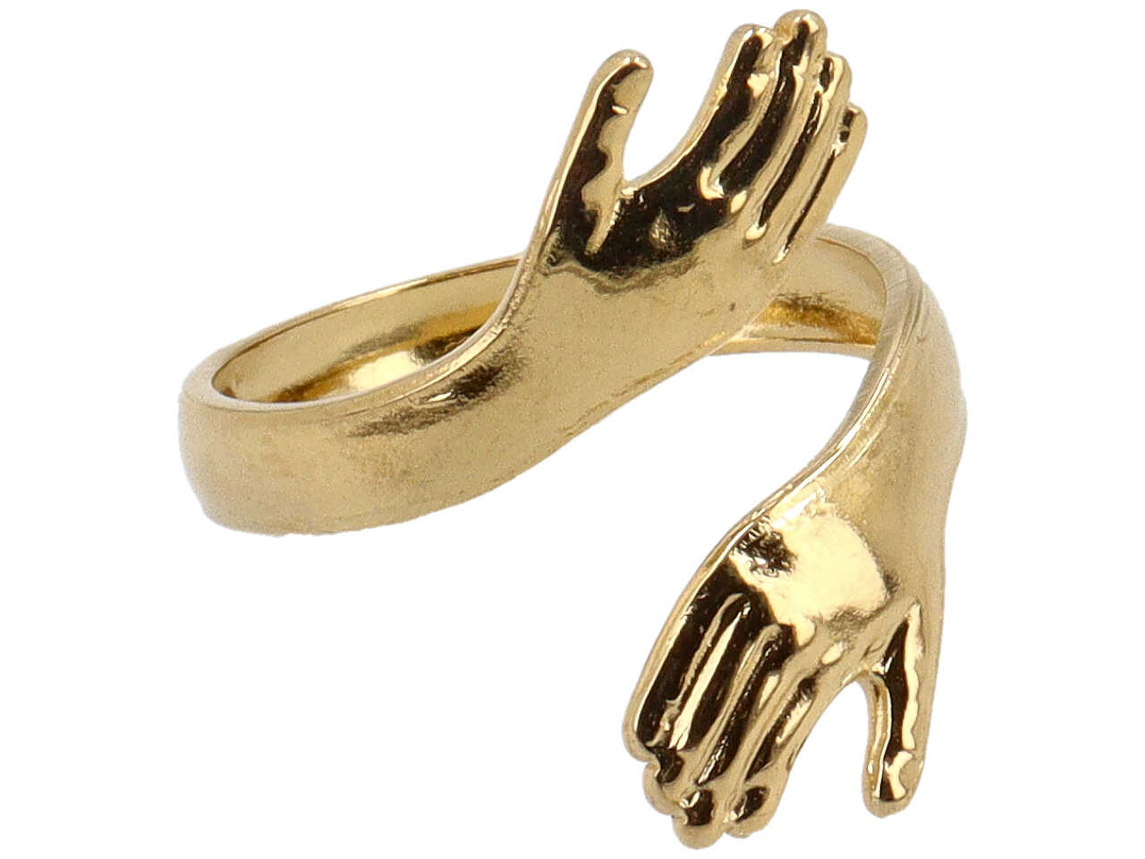 ANELLO REGOLABILE CON ABBRACCIO ORO ANELLO REGOLABILE CON ABBRACCIO ORO