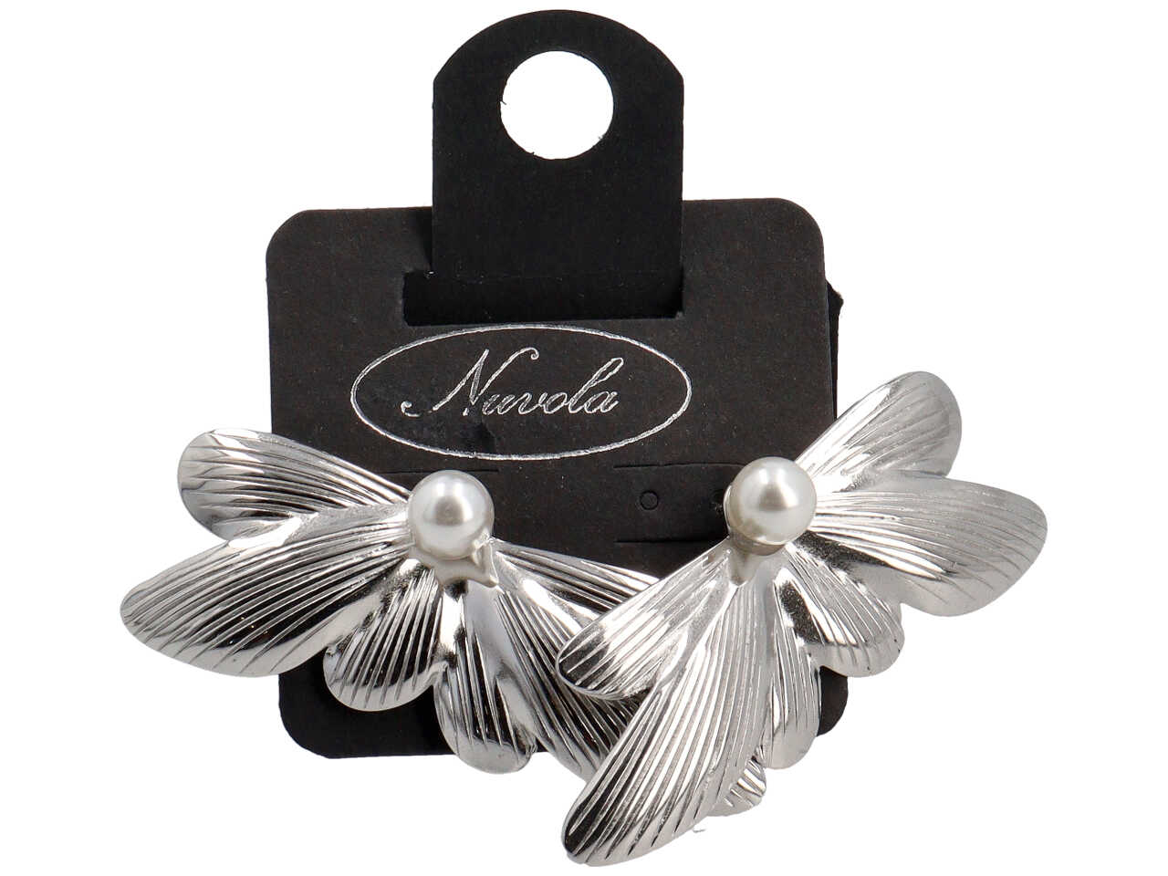 ORECCHINO CON FOGLIE E PERLA ORECCHINO CON FOGLIE E PERLA