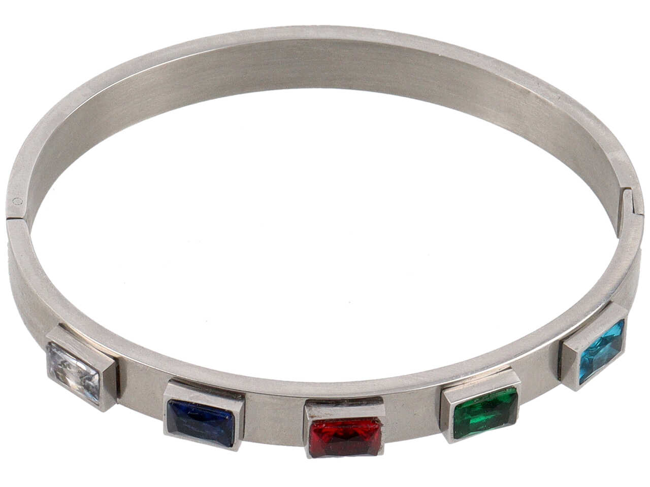 BRACCIALE MANETTA PIETRE RETTANGOLARI BRACCIALE MANETTA PIETRE RETTANGOLARI