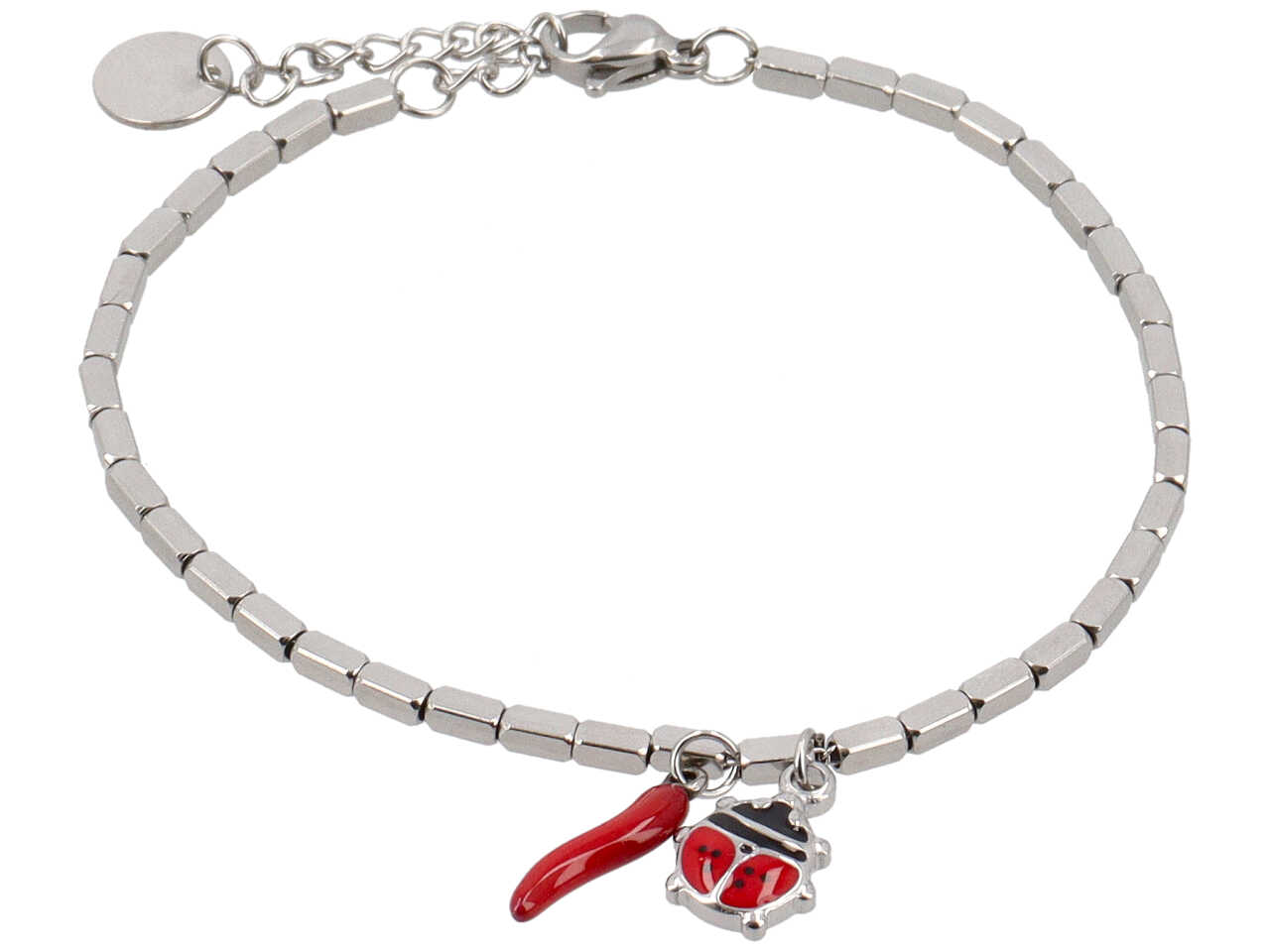 BRACCIALE CUBETTI 3D C/CORNO E COCC. BRACCIALE CUBETTI 3D C/CORNO E COCC.