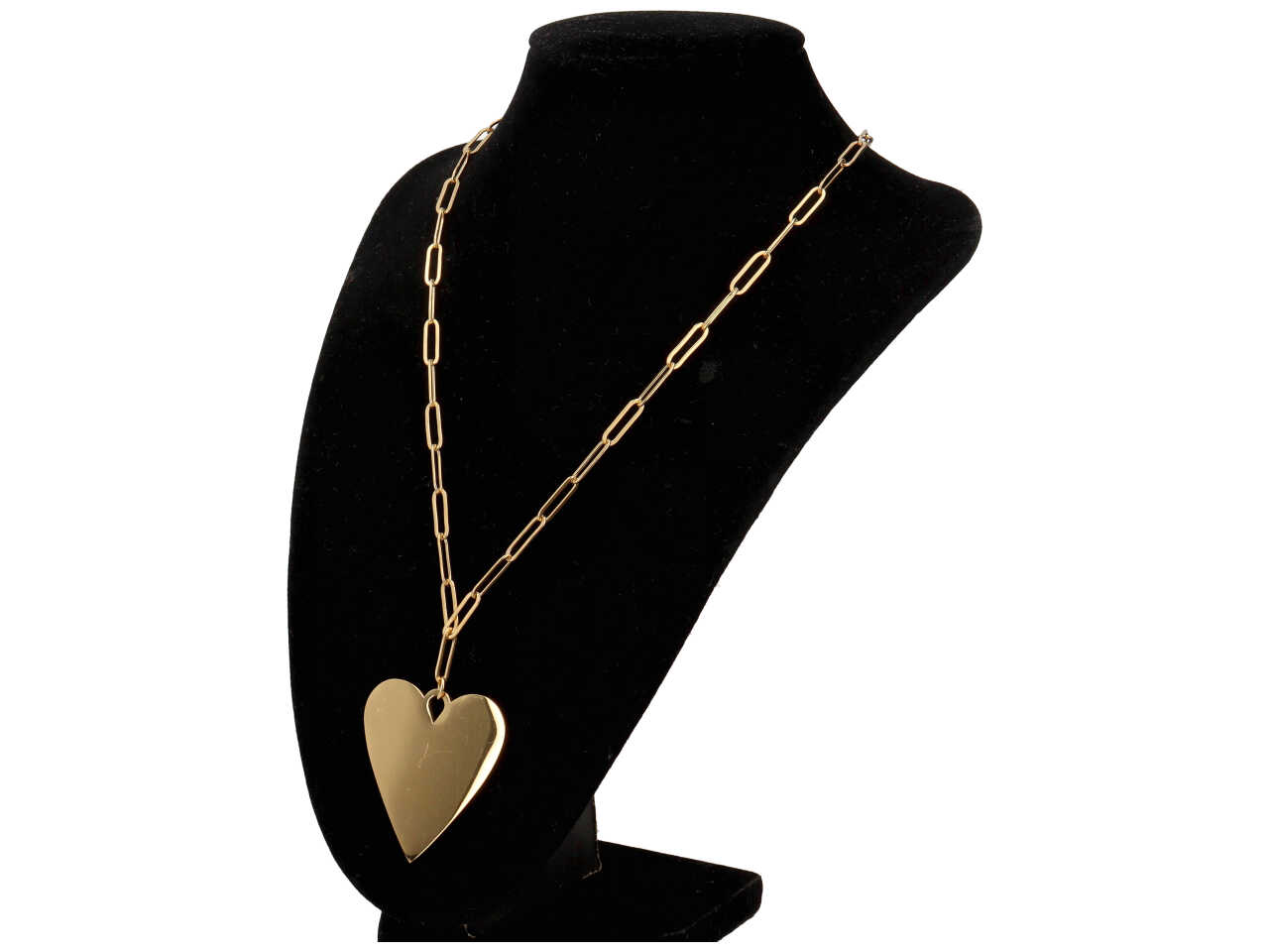 COLLANA CATENA C/CUORE BIG SWEET ORO