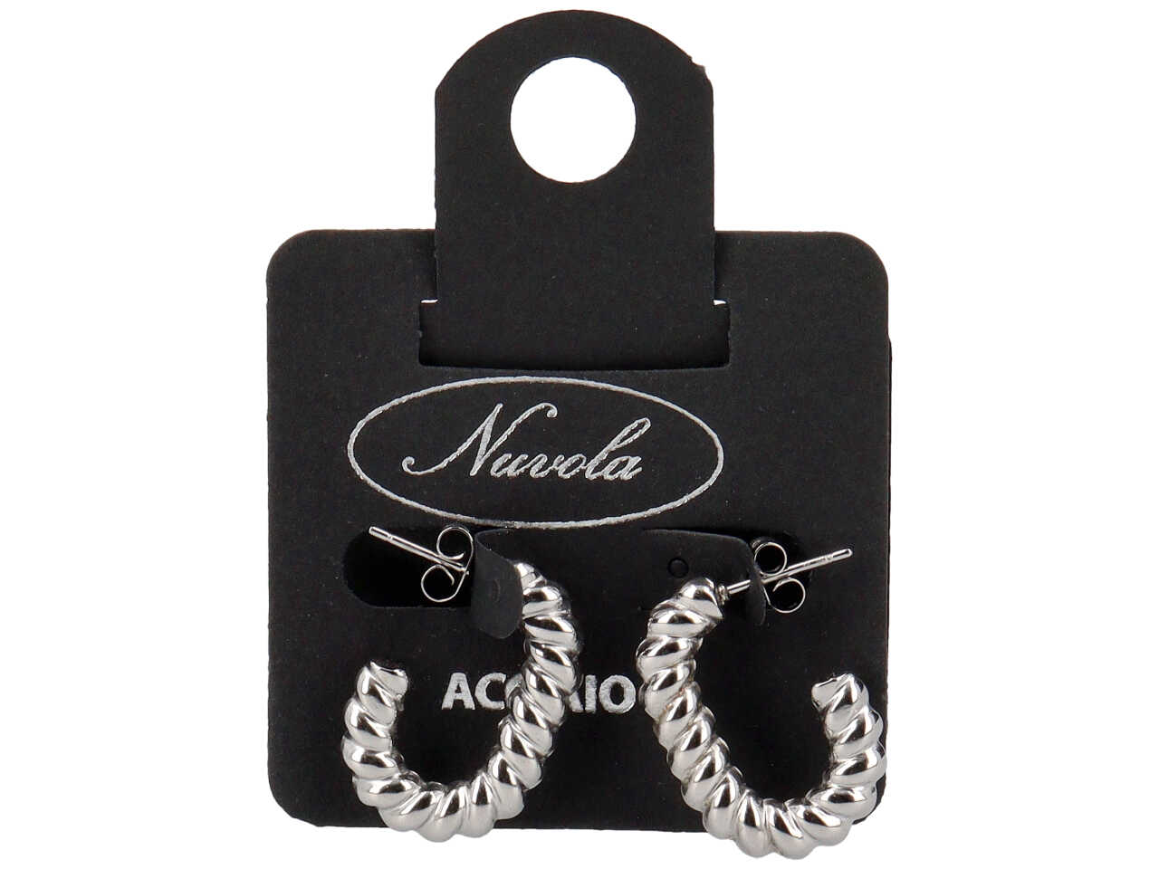 ORECCHINI CERCHIO 10MM TRECCIA APERTO