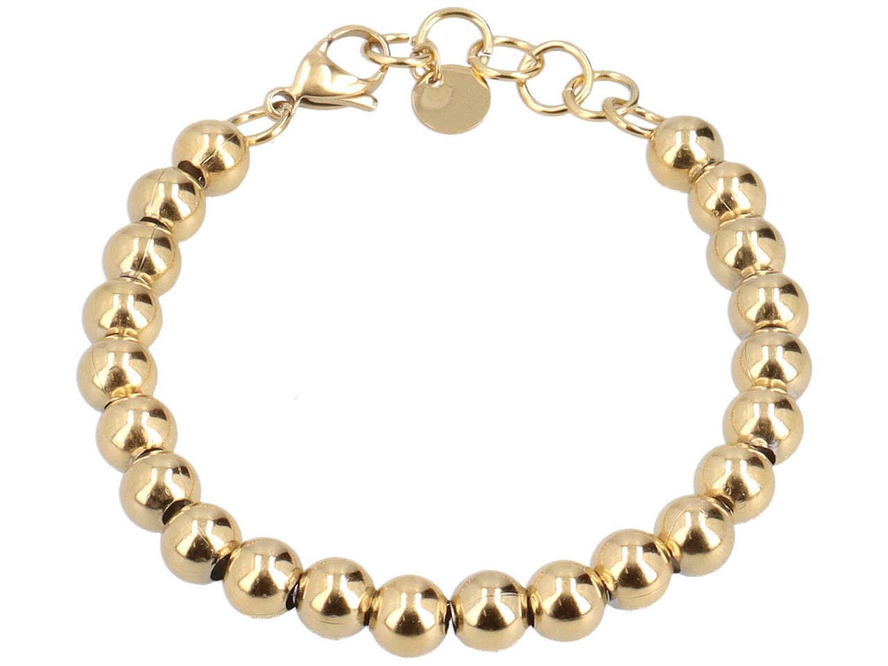 BRACCIALE SFERE 3D 1A MISURA ORO BRACCIALE SFERE 3D 1A MISURA ORO