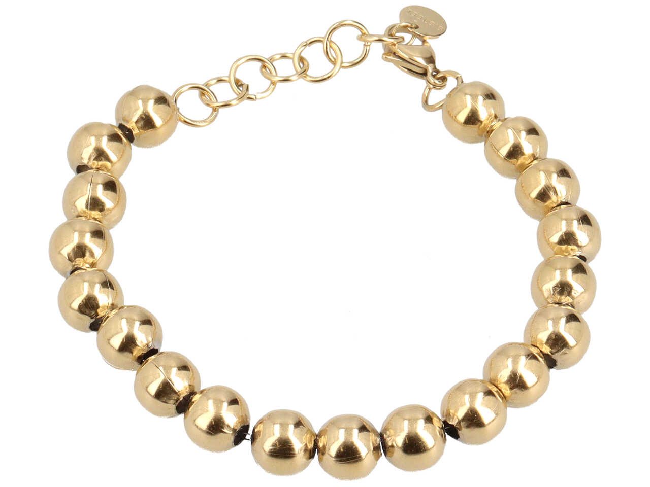 BRACCIALE SFERE 3D 2A MISURA ORO BRACCIALE SFERE 3D 2A MISURA ORO