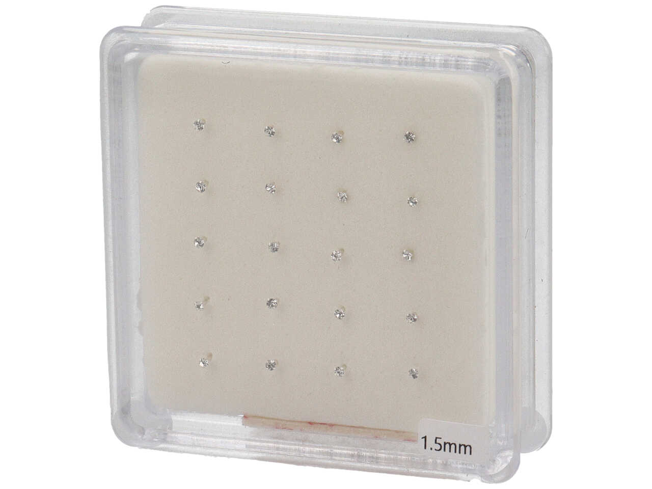 ORECCHINI NASO C/PUNTO LUCE 15MM 20PZ