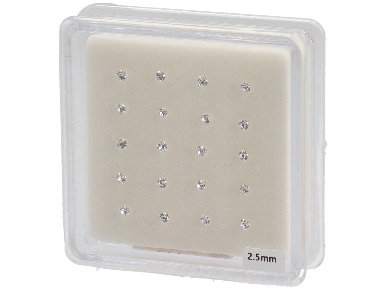 ORECCHINI NASO ARGENTO PUNTO LUCE 25MM 20PZ