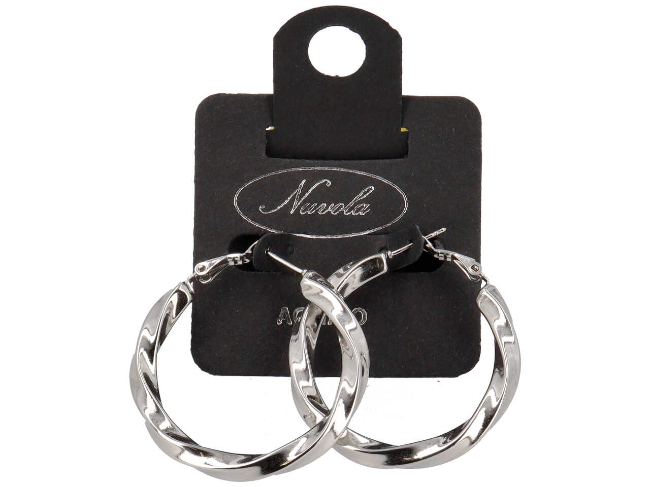 ORECCHINI CERCHIO TORCIONE 40MM