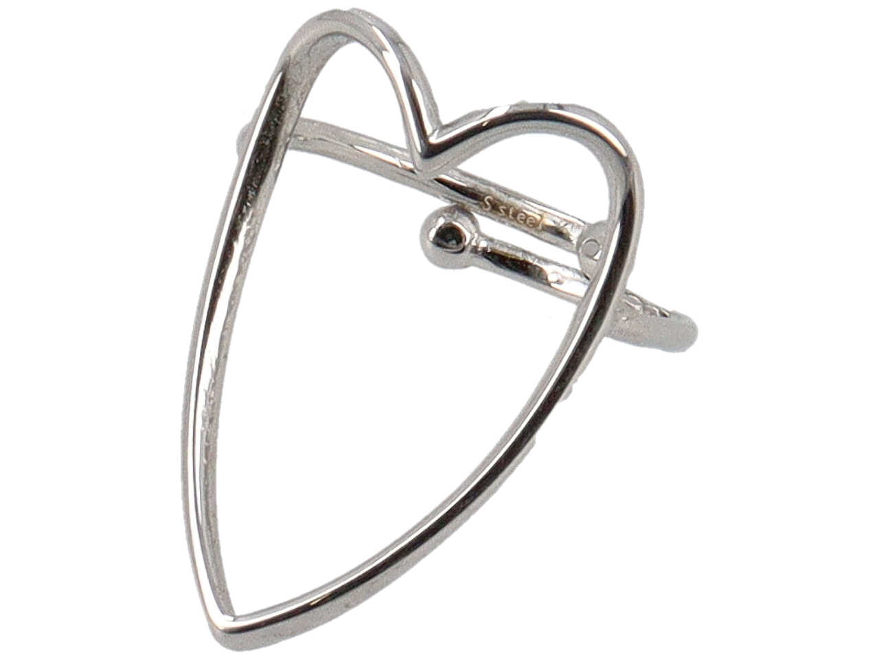 ANELLO PROFILO CUORE ALLUNGATO