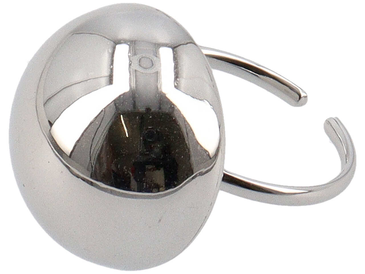 ANELLO ACCIAIO REGOL.BOTTONE TONDO