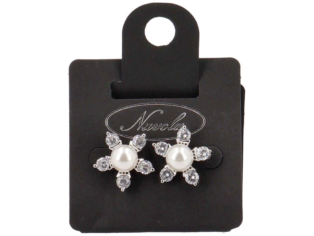 ORECCHINI MARGHERITA NAVETTE CON PERLA