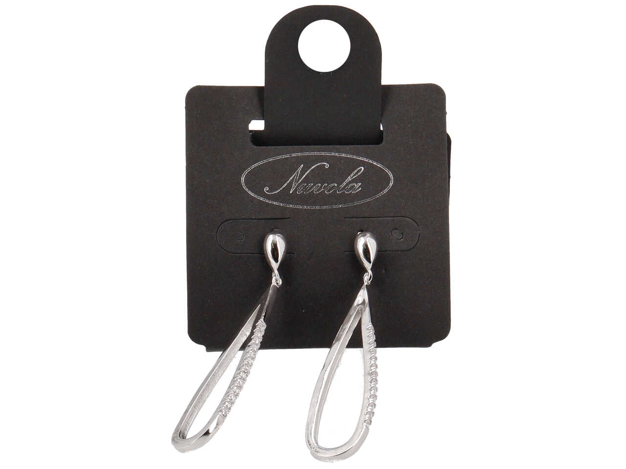 ORECCHINI GOCCIA PENDENTE ZIRC