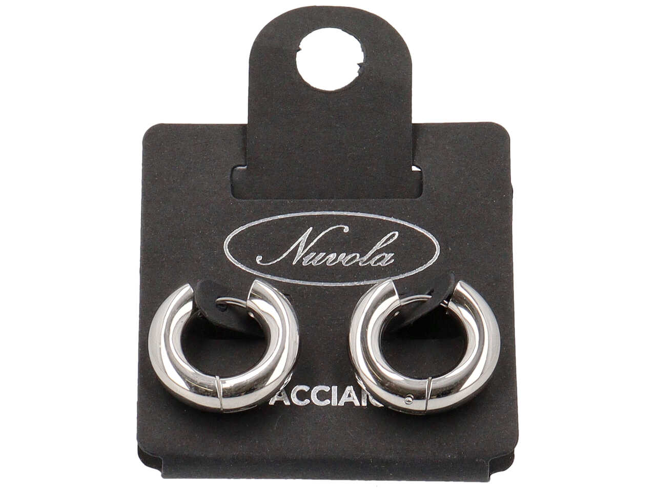 ORECCHINI CERCHIO TUBOLARE 10MM