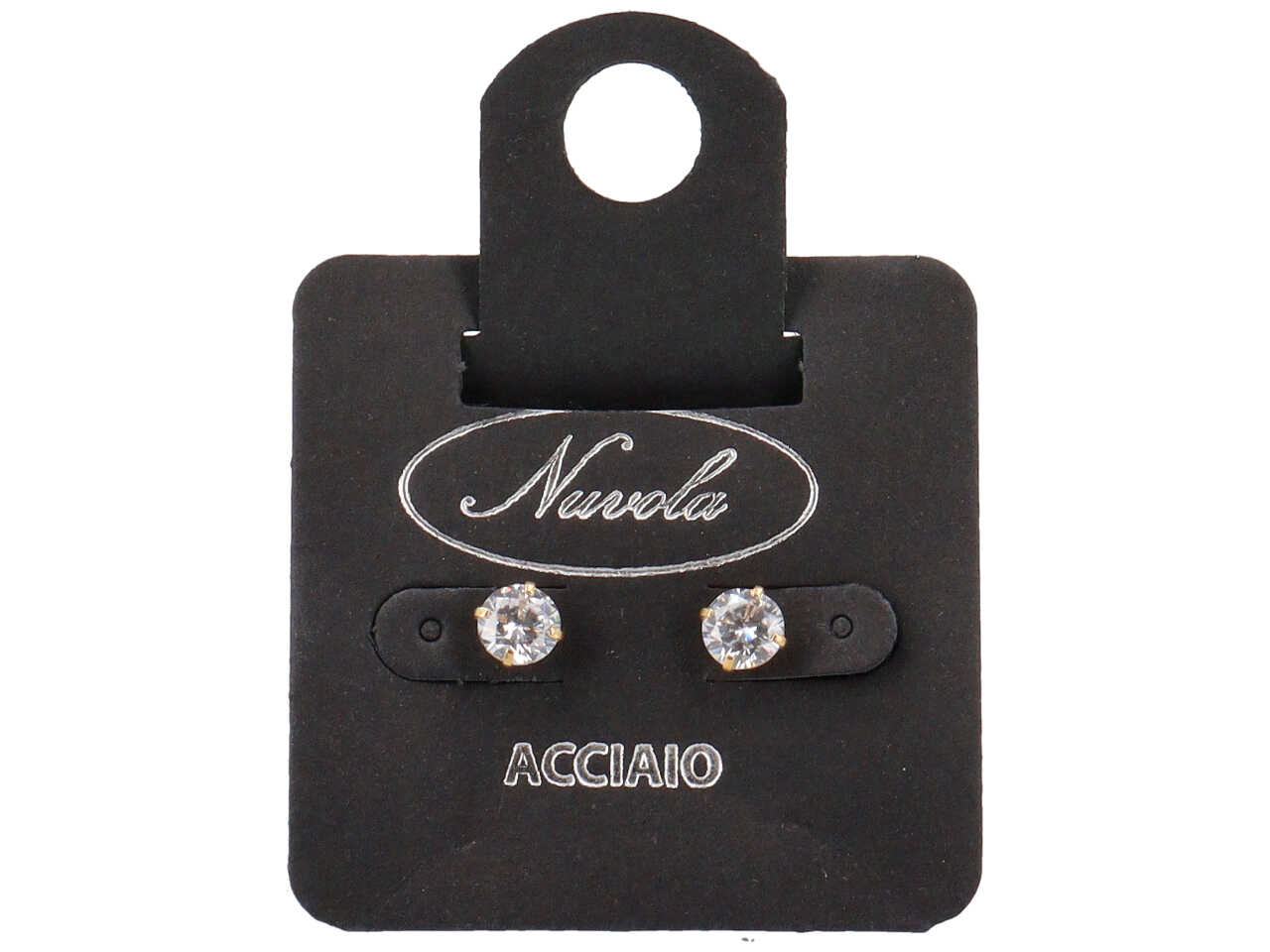 ORECCHINI CON PUNTO LUCE TONDO 2A MISUR