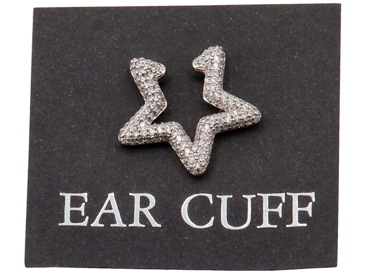 ORECCHINI EAR CUFF STELLA C/STRASS