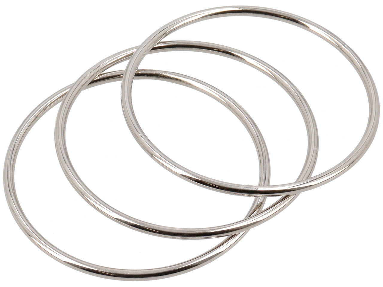 BRACCIALE TRIS CERCHI ACCIAIO BRACCIALE TRIS CERCHI ACCIAIO