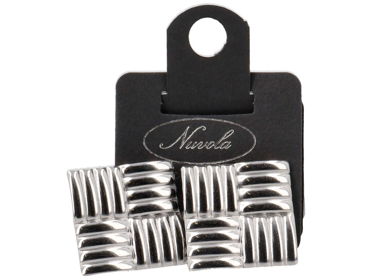 ORECCHINI ROMBO 4 ONDE 40MM