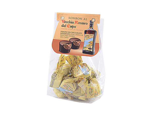 PRALINE C/CREMA ALL’AMARO DEL CAPO 200gr D001/C