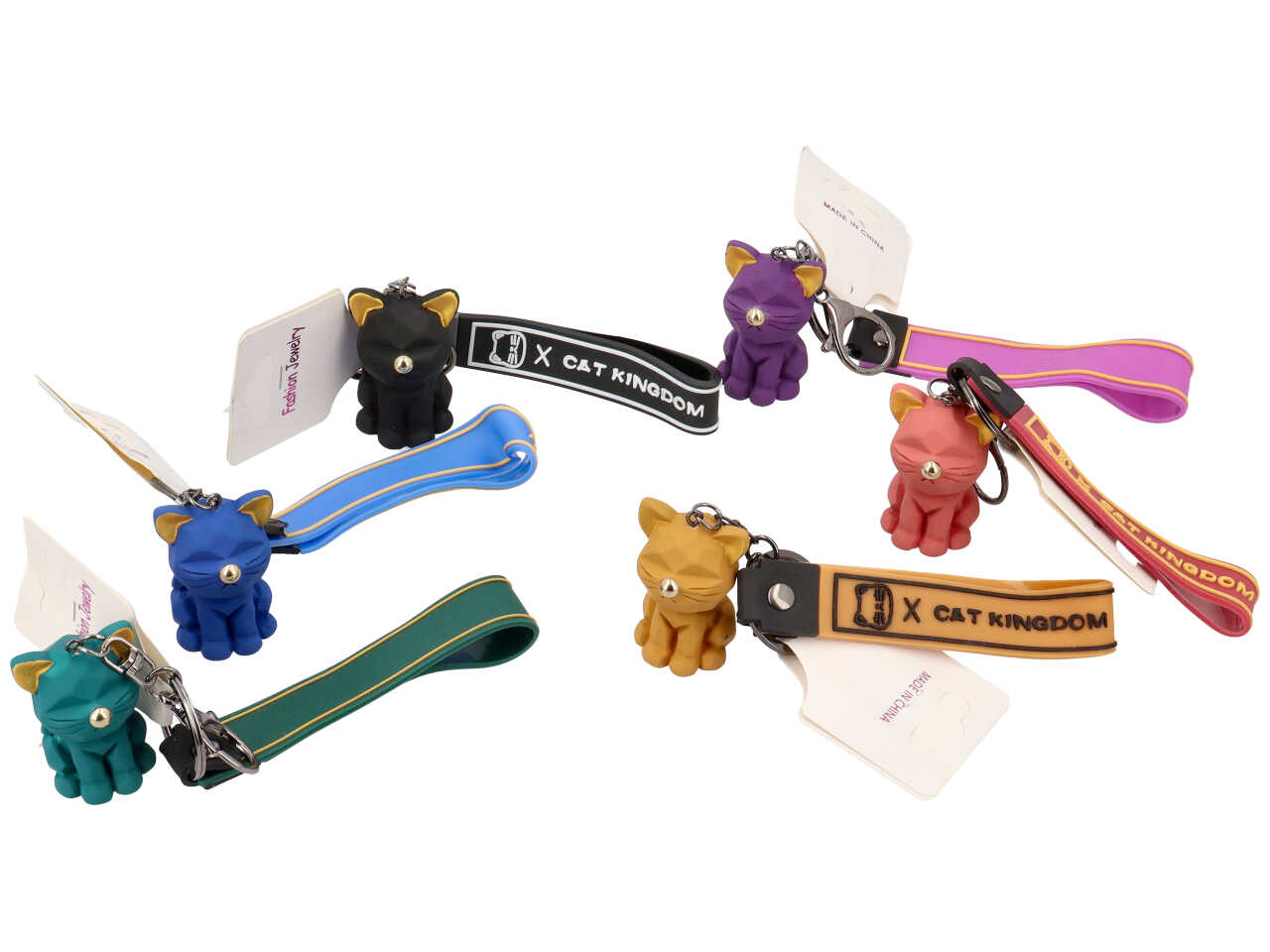 PORTACHIAVI A FORMA DI GATTO ASS