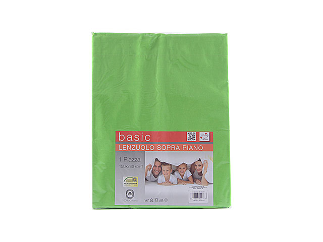 LENZUOLO TESO 1P VERDE AC.05110777