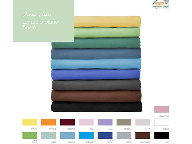 LENZUOLO TESO 2P AZZURRO 05310758