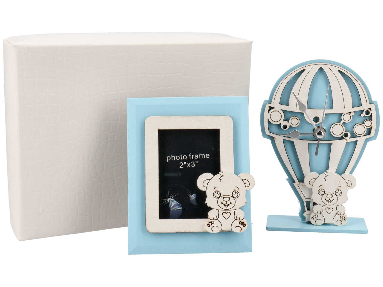 PORTAFOTO+OROLOGIO ORSO AZZU. CR5311/2A